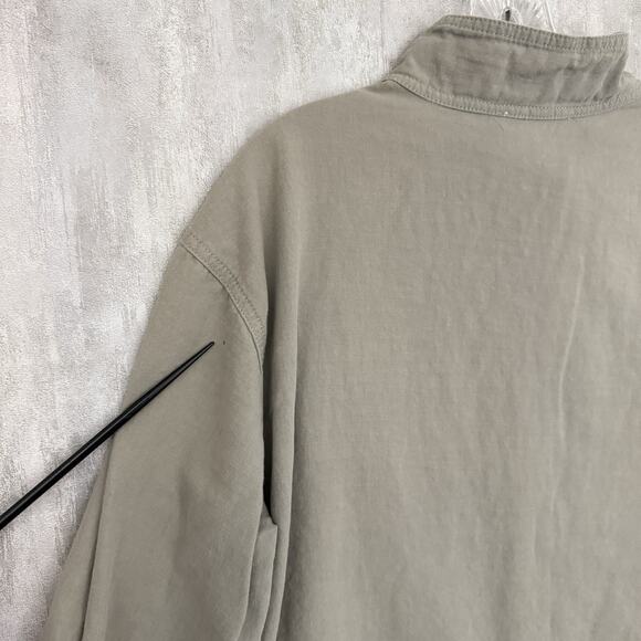 Anthropologie Grade and Gather Utility Top Women Medium Brown Long Sleeve Boho - Picture 3 of 12